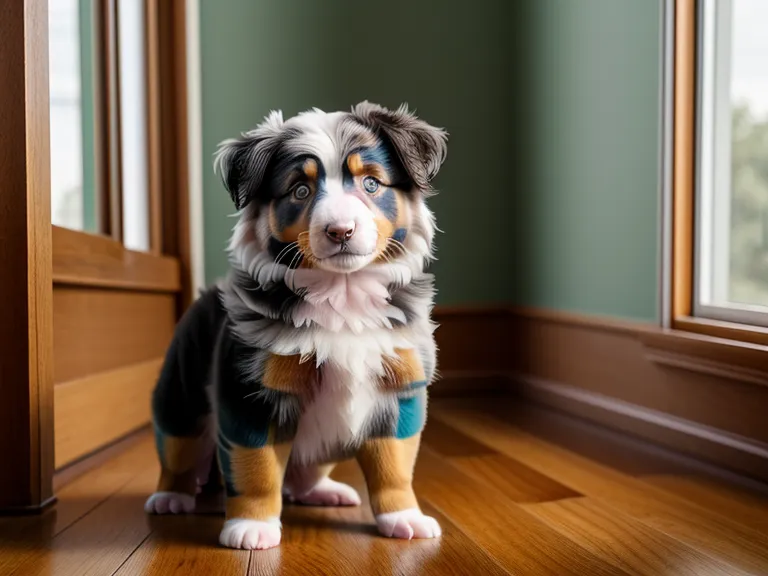 Welpenkurs-Vergleich und Hundeerziehung-Methodik: Australian Shepherd Welpe beim Online-Hundeschule-Test