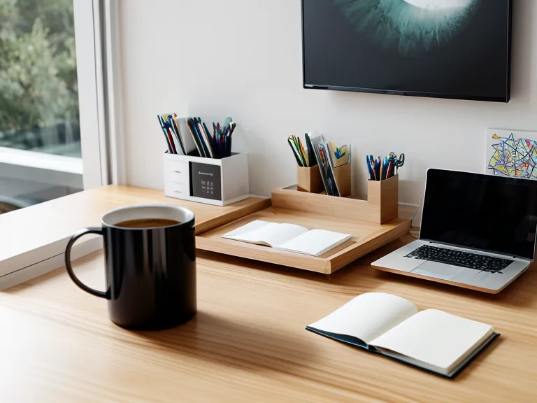Schreibtisch mit Trainings-Checkliste und Online-Kurs Dashboard im Homeoffice.