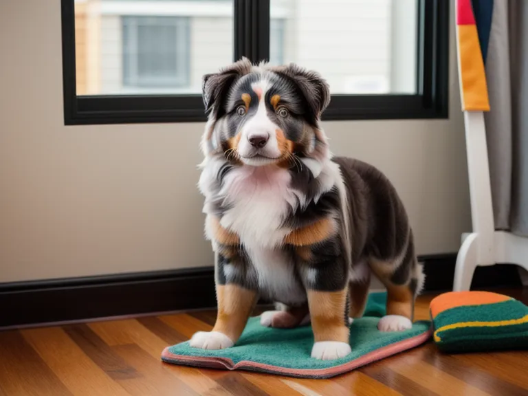 Hundeleine neben Smartphone mit Trainingsvideo einer Online-Hundeschule zur Leinenführigkeit beim Welpentraining